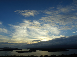 クリックすると拡大できます → ◎英虞湾に湧き上がる雲